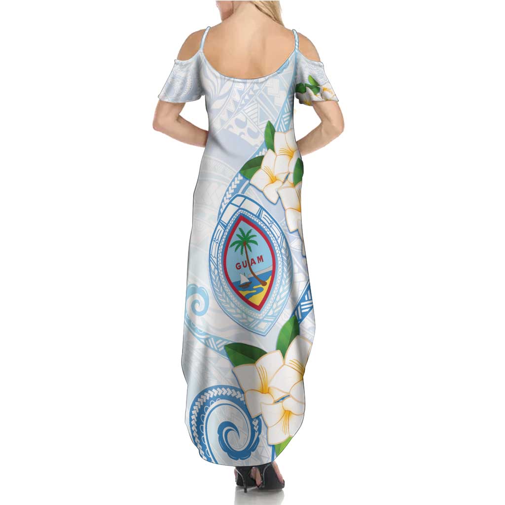 Guam Chamorro Family Matching Summer Maxi Dress and Hawaiian Shirt Guasali Flowers Curves Style LT05 - Polynesian Pride
