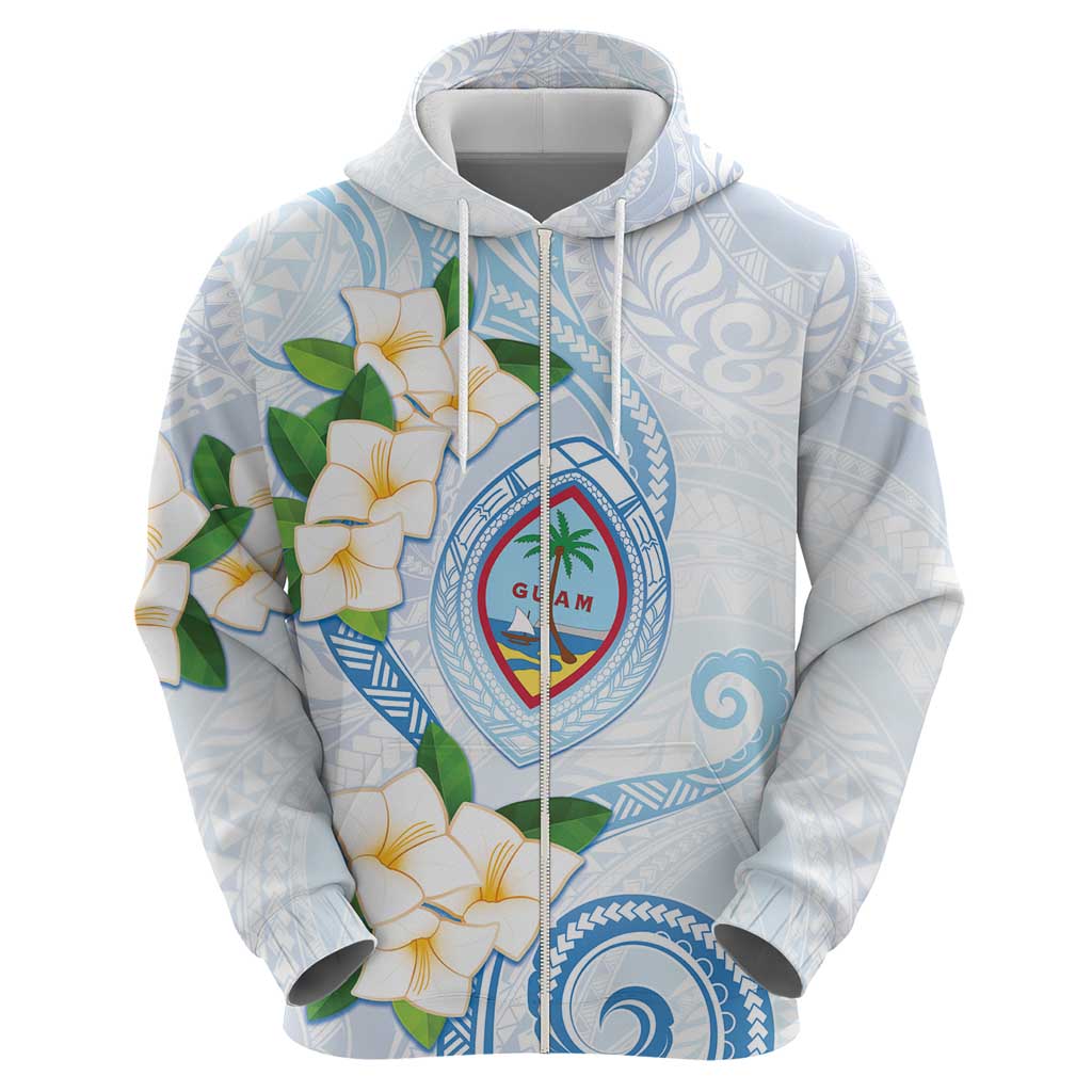 Guam Chamorro Hoodie Guasali Flowers Curves Style LT05 - Polynesian Pride