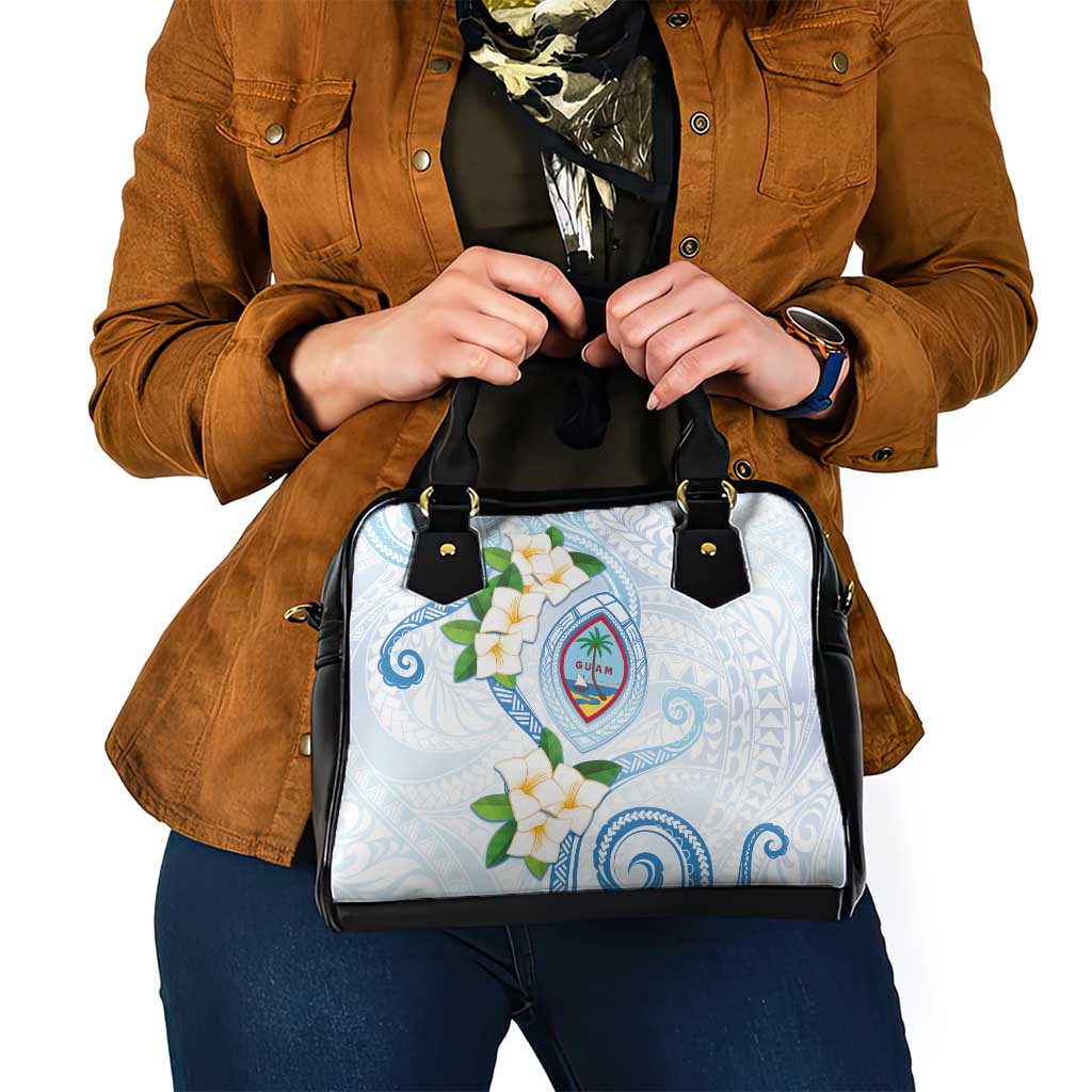 Guam Chamorro Shoulder Handbag Guasali Flowers Curves Style