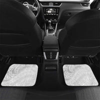 Guam Chamorro Car Mats Curves Polynesian Tattoo Mix Bougainvillea