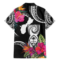 Hafa Adai Guam Family Matching Mermaid Dress and Hawaiian Shirt Polynesian Tattoo Tropical Flowers LT05 - Polynesian Pride