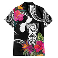 Hafa Adai Guam Family Matching Puletasi and Hawaiian Shirt Polynesian Tattoo Tropical Flowers LT05 - Polynesian Pride