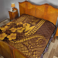 Hawaii Mililani High School Quilt Tribal Tattoo With Hibiscus Flowers LT05 - Polynesian Pride