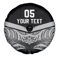 Custom New Zealand Cricket Spare Tire Cover Go Champions World Cup 2024 With Maori Pattern