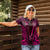 Personalised New Zealand Darts Women Polo Shirt Pink Dart Board Maori Pattern