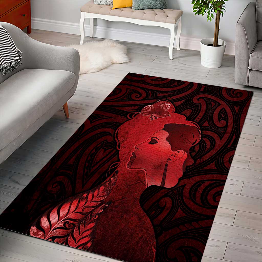 Aotearoa Mana Wahine Area Rug The Spiritual Power Of Women LT05 - Polynesian Pride