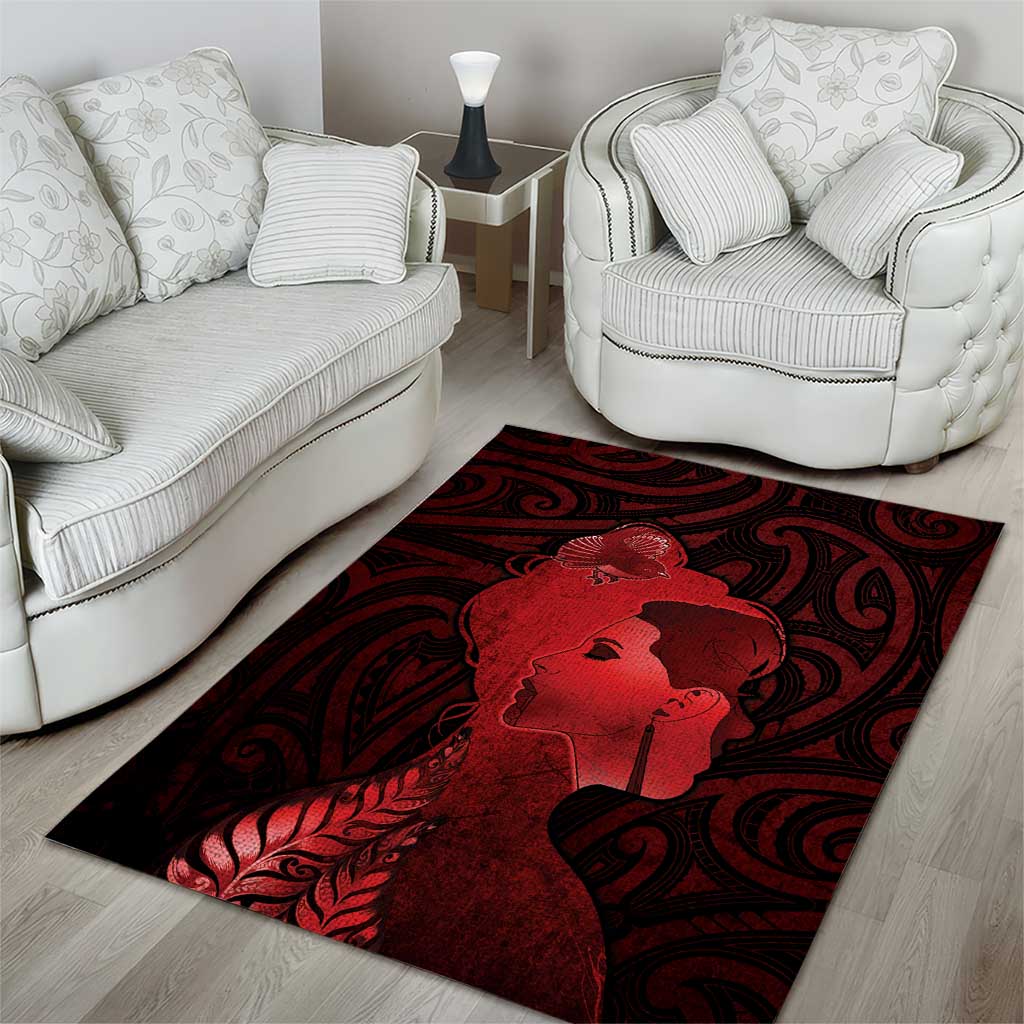 Aotearoa Mana Wahine Area Rug The Spiritual Power Of Women LT05 - Polynesian Pride