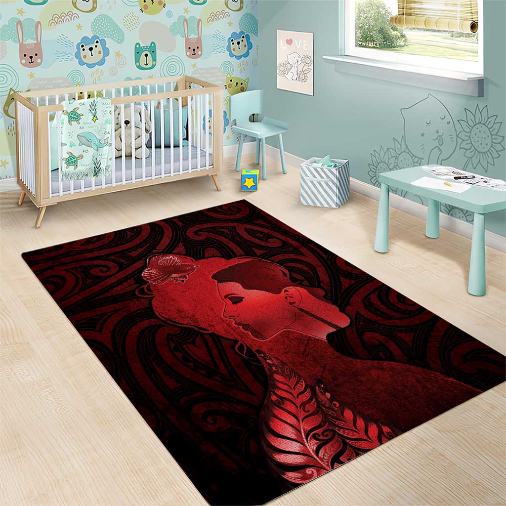 Aotearoa Mana Wahine Area Rug The Spiritual Power Of Women LT05 - Polynesian Pride
