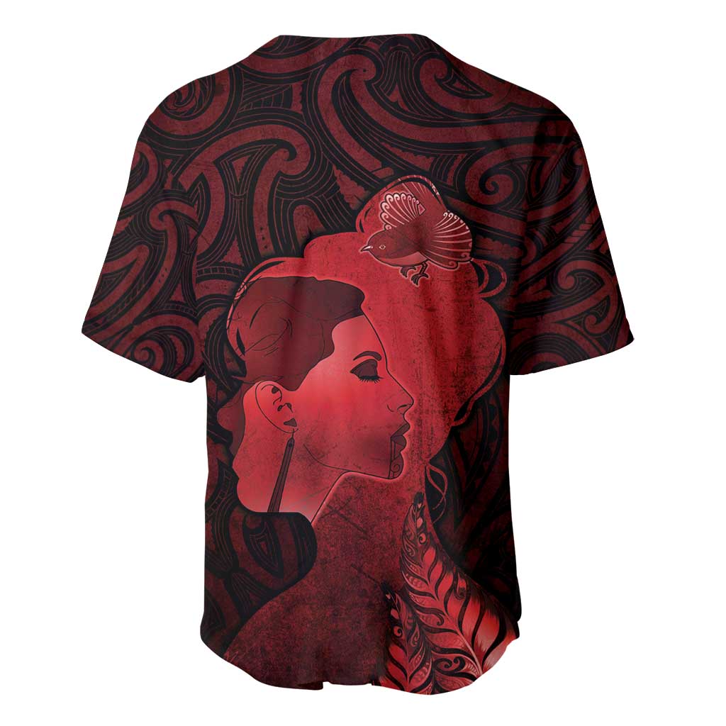 Aotearoa Mana Wahine Baseball Jersey The Spiritual Power Of Women LT05 - Polynesian Pride