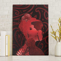 Aotearoa Mana Wahine Canvas Wall Art The Spiritual Power Of Women LT05 Without Frame Red - Polynesian Pride