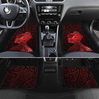 Aotearoa Mana Wahine Car Mats The Spiritual Power Of Women LT05 Set 4pcs Red - Polynesian Pride