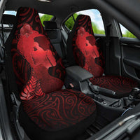 Aotearoa Mana Wahine Car Seat Cover The Spiritual Power Of Women LT05 One Size Red - Polynesian Pride