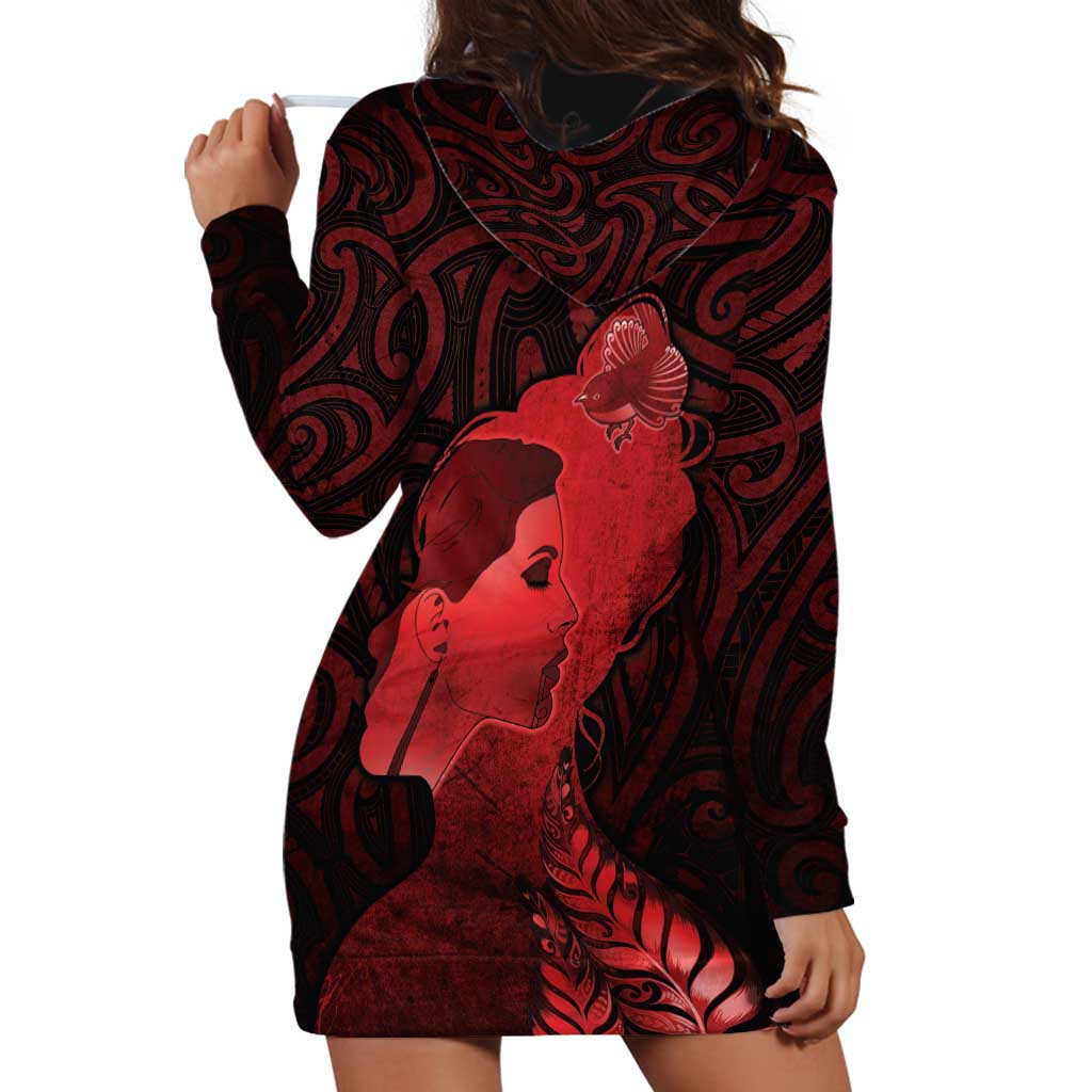 Aotearoa Mana Wahine Hoodie Dress The Spiritual Power Of Women LT05 - Polynesian Pride