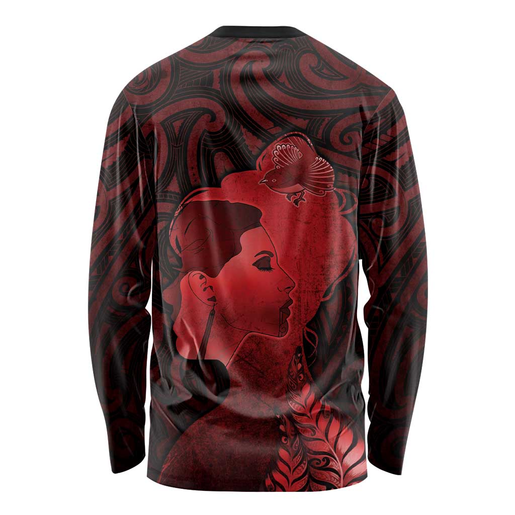Aotearoa Mana Wahine Long Sleeve Shirt The Spiritual Power Of Women LT05 - Polynesian Pride