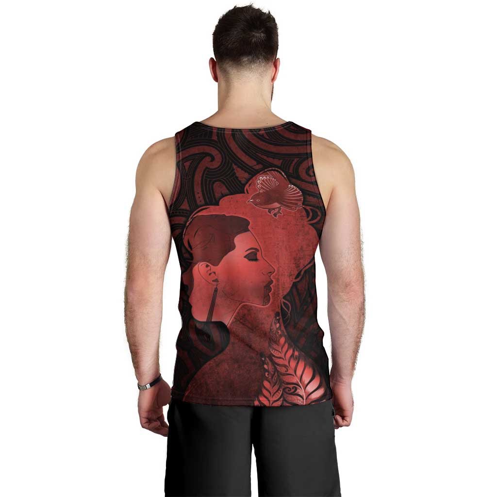 Aotearoa Mana Wahine Men Tank Top The Spiritual Power Of Women LT05 - Polynesian Pride