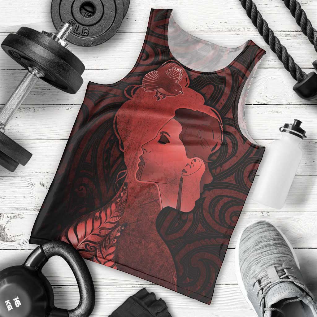 Aotearoa Mana Wahine Men Tank Top The Spiritual Power Of Women LT05 - Polynesian Pride