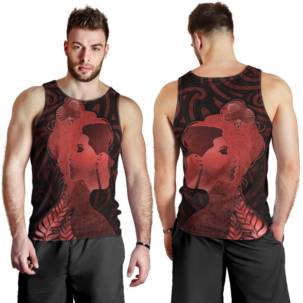 Aotearoa Mana Wahine Men Tank Top The Spiritual Power Of Women LT05 - Polynesian Pride