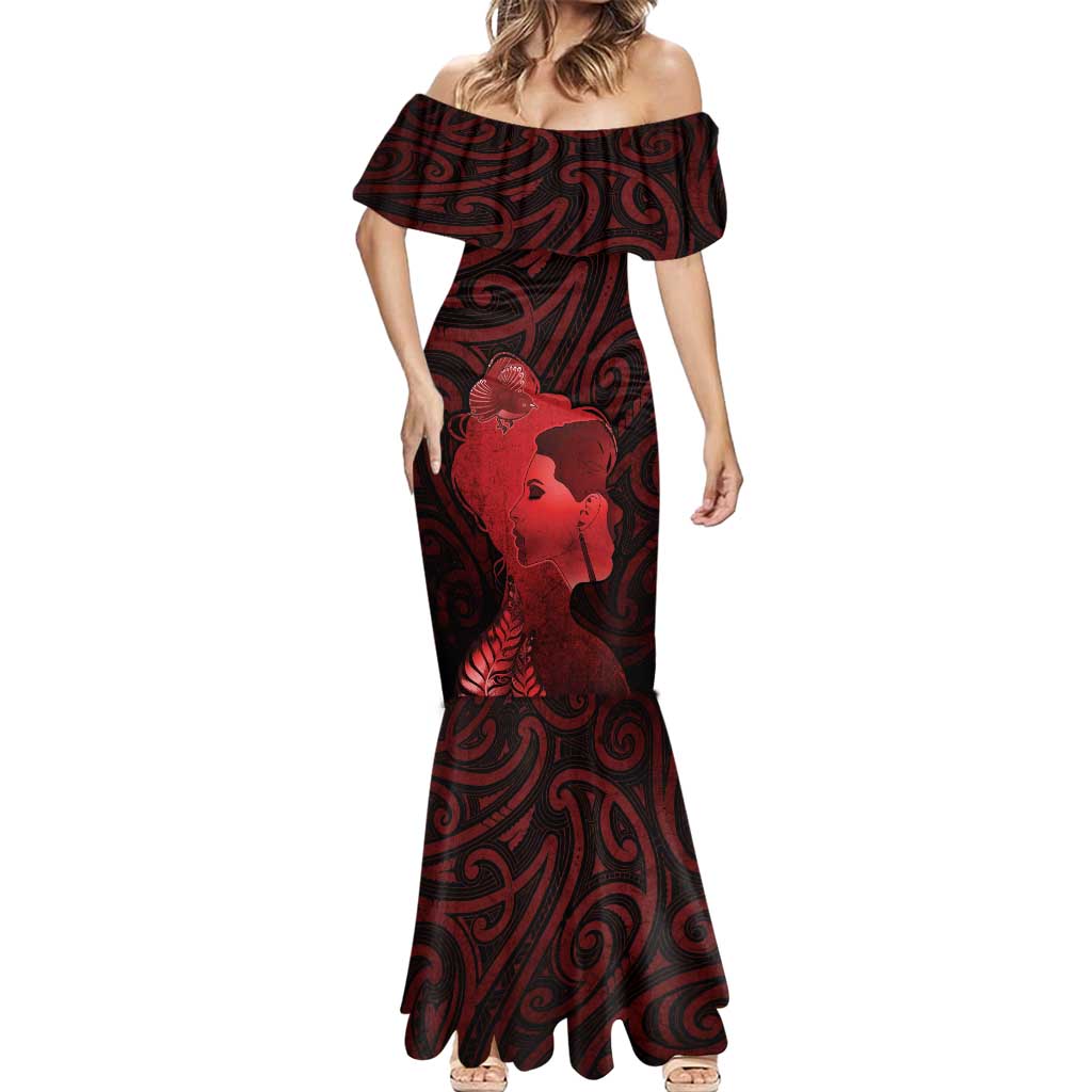 Aotearoa Mana Wahine Mermaid Dress The Spiritual Power Of Women LT05 - Polynesian Pride