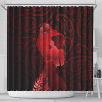Aotearoa Mana Wahine Shower Curtain The Spiritual Power Of Women LT05 - Polynesian Pride