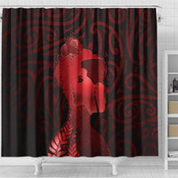 Aotearoa Mana Wahine Shower Curtain The Spiritual Power Of Women LT05 - Polynesian Pride