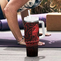 Aotearoa Mana Wahine Tumbler With Handle The Spiritual Power Of Women LT05 - Polynesian Pride