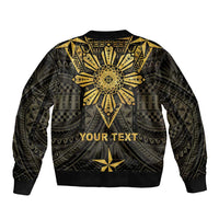 Personalised Philippines Independence Day Bomber Jacket Filipinos Sun Star Tribal LT05 - Polynesian Pride