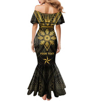 Personalised Philippines Independence Day Family Matching Mermaid Dress and Hawaiian Shirt Filipinos Sun Star Tribal LT05 - Polynesian Pride