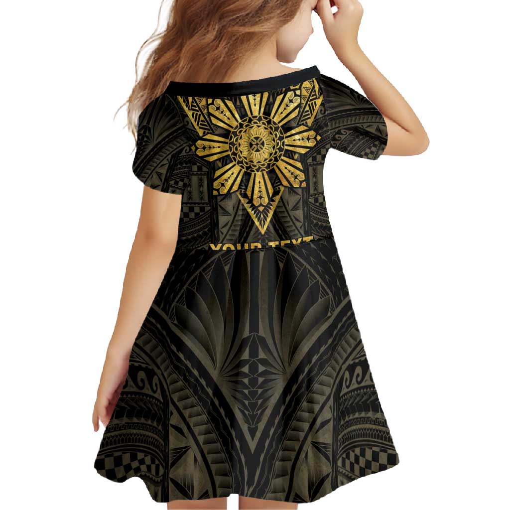 Personalised Philippines Independence Day Family Matching Off Shoulder Maxi Dress and Hawaiian Shirt Filipinos Sun Star Tribal LT05 - Polynesian Pride