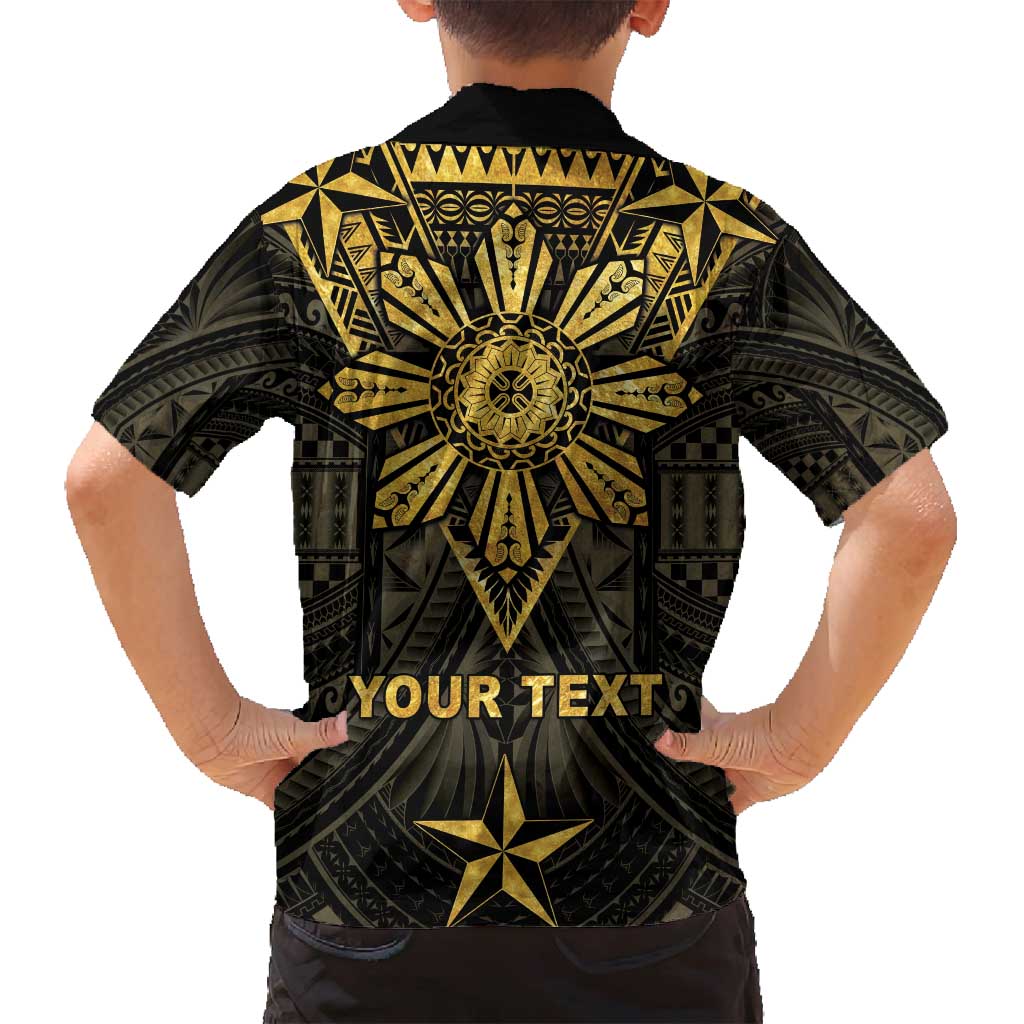 Personalised Philippines Independence Day Family Matching Puletasi and Hawaiian Shirt Filipinos Sun Star Tribal LT05 - Polynesian Pride
