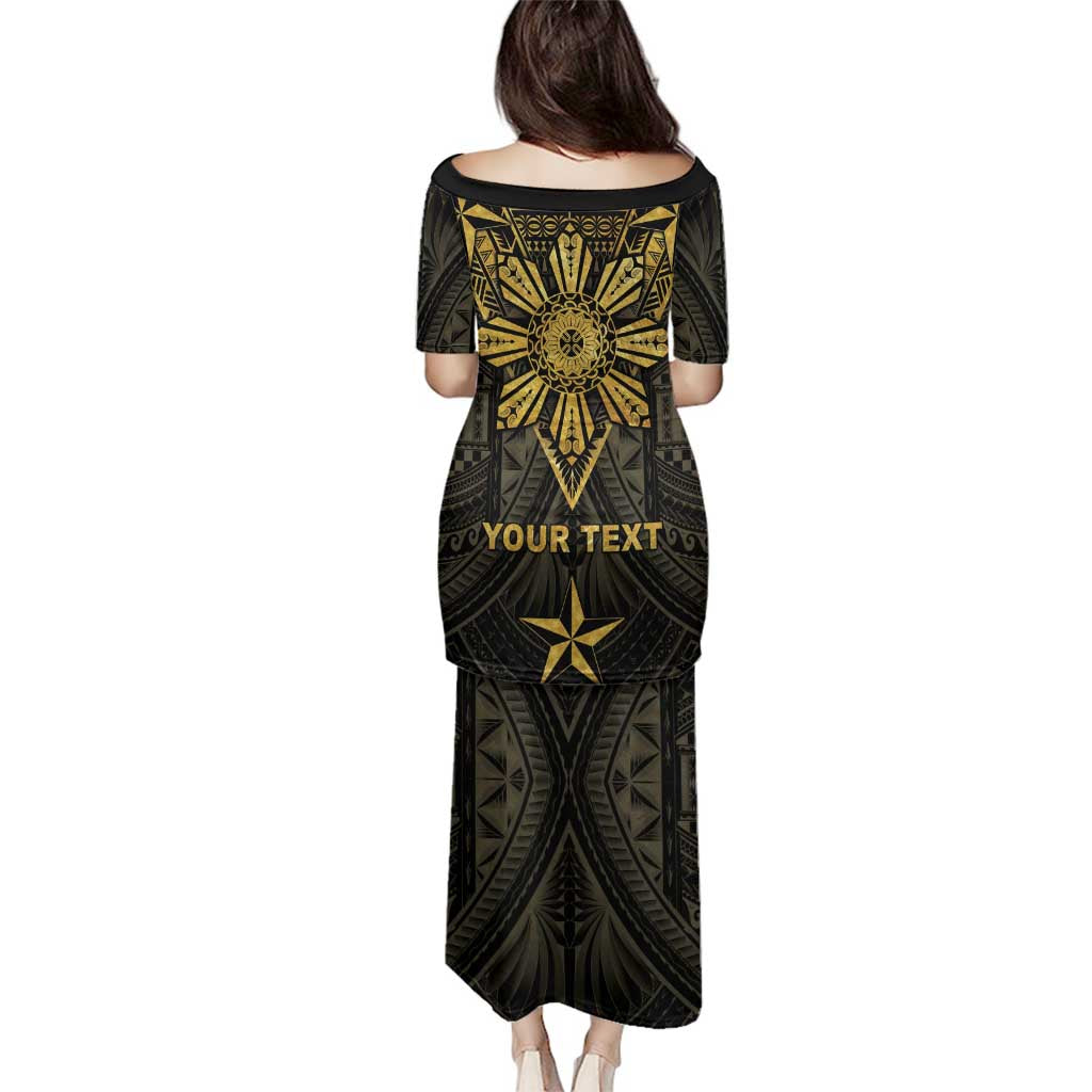 Personalised Philippines Independence Day Family Matching Puletasi and Hawaiian Shirt Filipinos Sun Star Tribal LT05 - Polynesian Pride