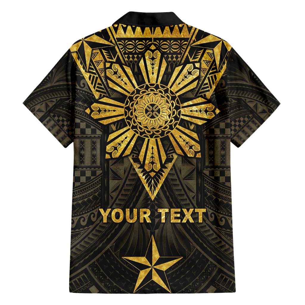 Personalised Philippines Independence Day Family Matching Short Sleeve Bodycon Dress and Hawaiian Shirt Filipinos Sun Star Tribal LT05 - Polynesian Pride