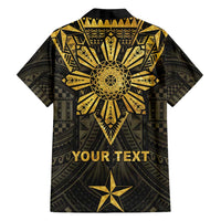 Personalised Philippines Independence Day Family Matching Tank Maxi Dress and Hawaiian Shirt Filipinos Sun Star Tribal LT05 - Polynesian Pride