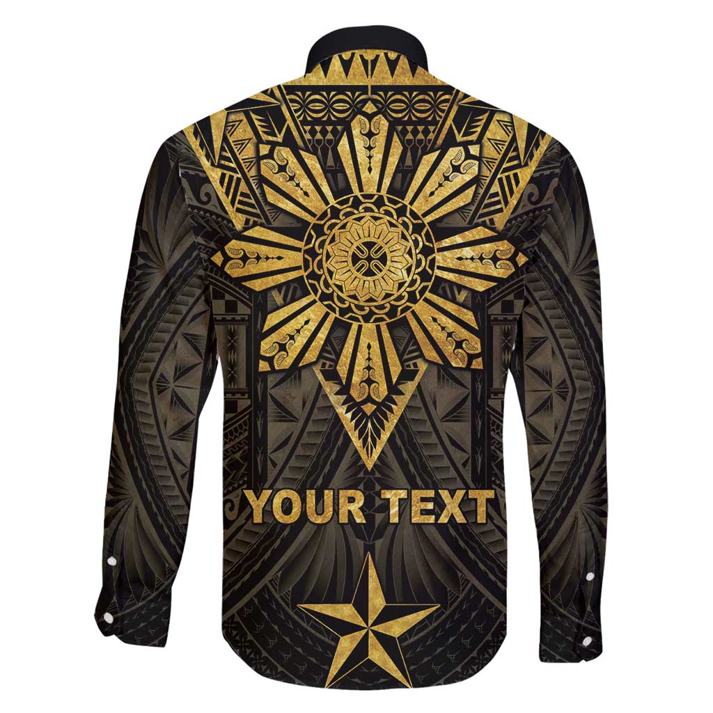 Personalised Philippines Independence Day Family Matching Tank Maxi Dress and Hawaiian Shirt Filipinos Sun Star Tribal LT05 - Polynesian Pride