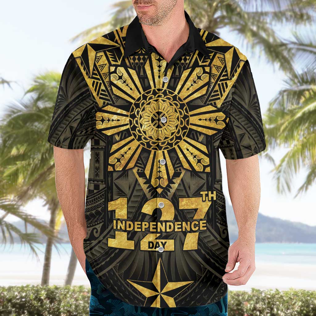 Personalised Philippines Independence Day Hawaiian Shirt Filipinos Sun Star Tribal