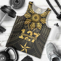 Personalised Philippines Independence Day Men Tank Top Filipinos Sun Star Tribal
