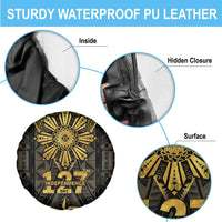 Philippines Independence Day Spare Tire Cover Filipinos Sun Star Tribal
