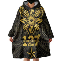Personalised Philippines Independence Day Wearable Blanket Hoodie Filipinos Sun Star Tribal LT05 - Polynesian Pride