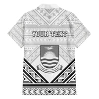 Personalised Kiribati Gospel Day Family Matching Off Shoulder Maxi Dress and Hawaiian Shirt Coat Of Arms Polynesian Pattern LT05 - Polynesian Pride