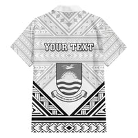 Personalised Kiribati Gospel Day Family Matching Short Sleeve Bodycon Dress and Hawaiian Shirt Coat Of Arms Polynesian Pattern LT05 - Polynesian Pride