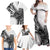 Solomon Islands Nguzunguzu Family Matching Off Shoulder Maxi Dress and Hawaiian Shirt Polynesian Tribal Pattern