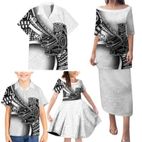 Solomon Islands Nguzunguzu Family Matching Puletasi and Hawaiian Shirt Polynesian Tribal Pattern LT05 - Polynesian Pride