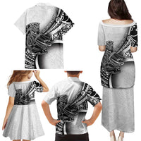 Solomon Islands Nguzunguzu Family Matching Puletasi and Hawaiian Shirt Polynesian Tribal Pattern LT05 - Polynesian Pride
