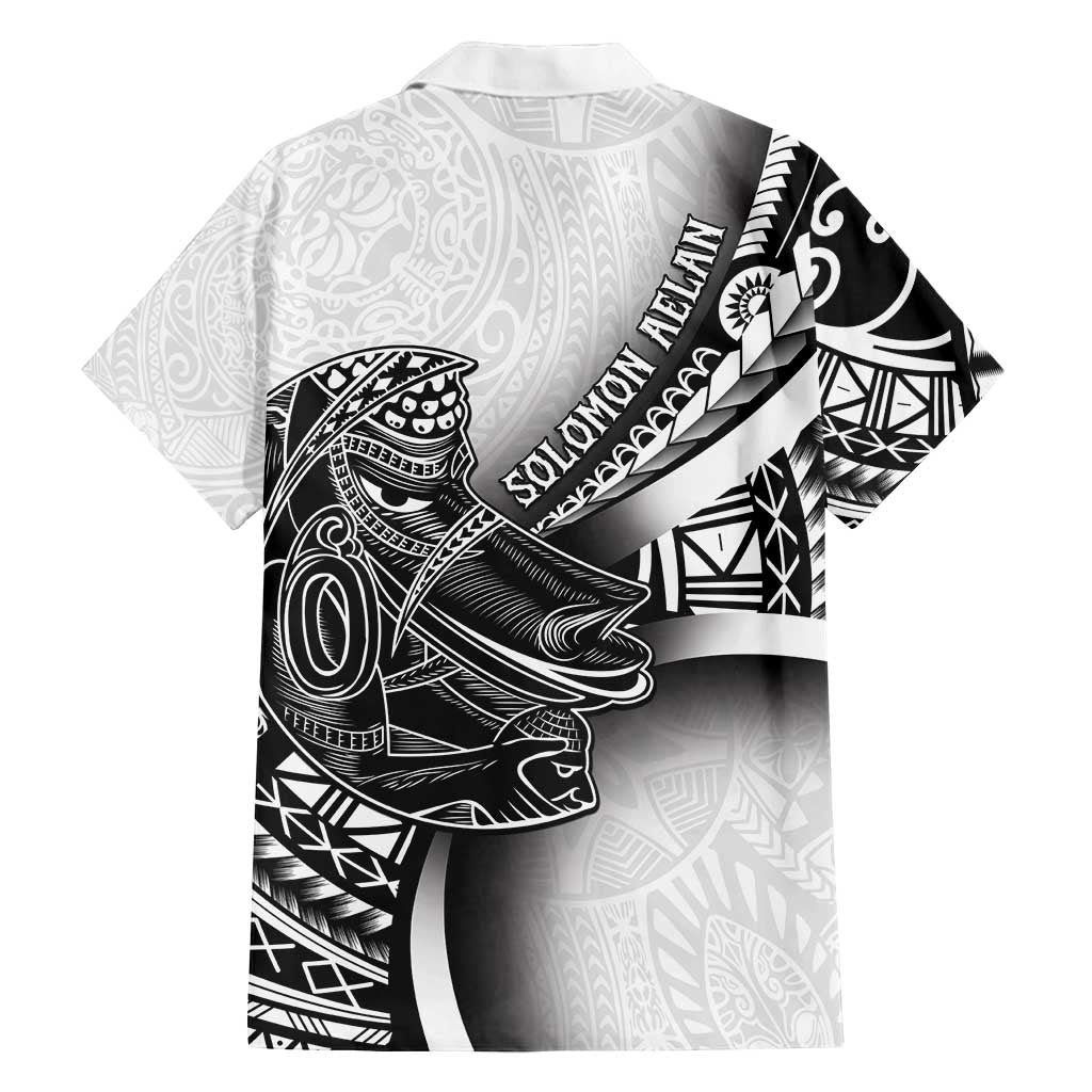 Solomon Islands Nguzunguzu Family Matching Summer Maxi Dress and Hawaiian Shirt Polynesian Tribal Pattern LT05 - Polynesian Pride