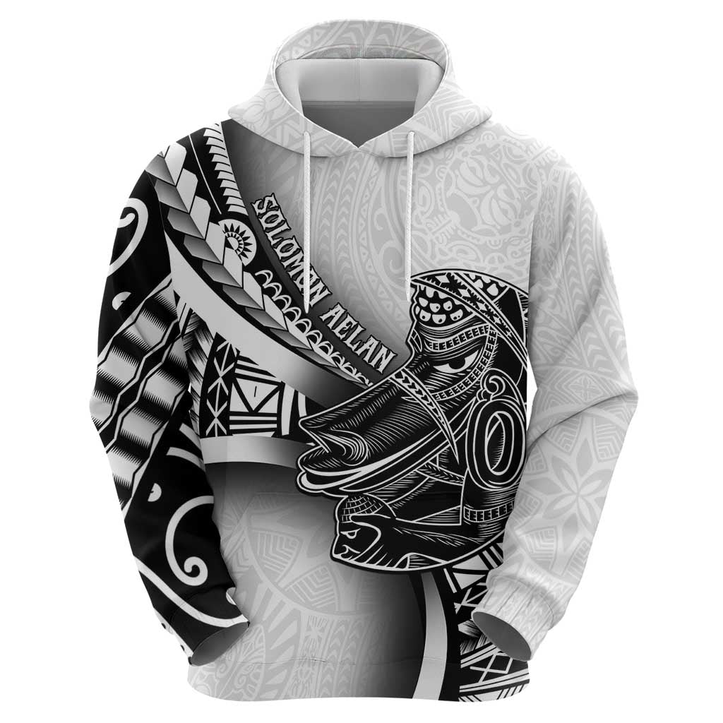 Solomon Islands Nguzunguzu Hoodie Polynesian Tribal Pattern LT05 - Polynesian Pride