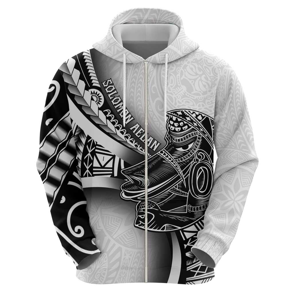 Solomon Islands Nguzunguzu Hoodie Polynesian Tribal Pattern LT05 - Polynesian Pride