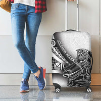Solomon Islands Nguzunguzu Luggage Cover Polynesian Tribal Pattern