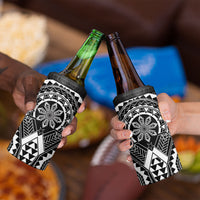 Philippines Batok Tribal Inspired Tattoo Black 4 in 1 Can Cooler Tumbler LT05 - Polynesian Pride