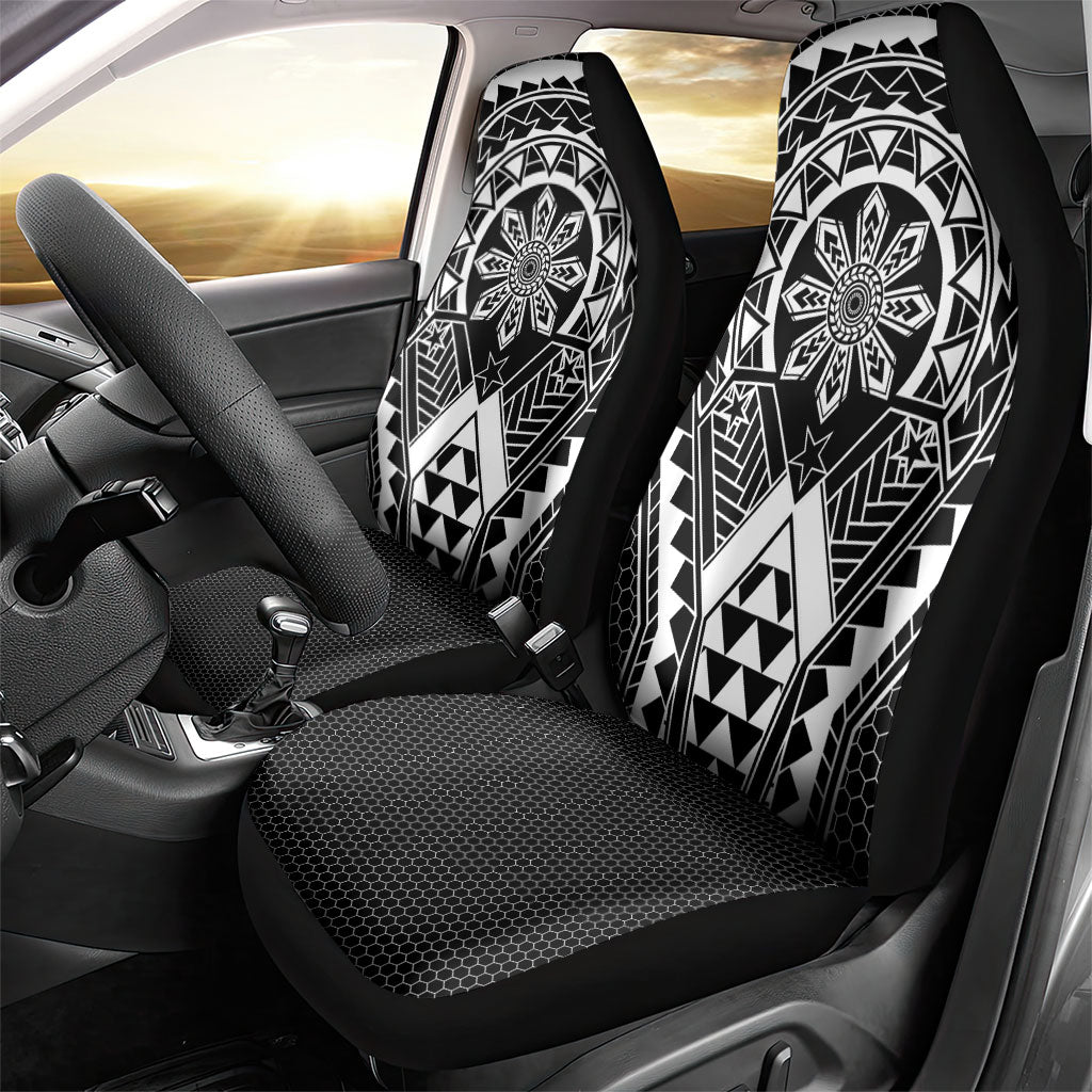 Philippines Batok Tribal Inspired Tattoo Black Car Seat Cover LT05 - Polynesian Pride
