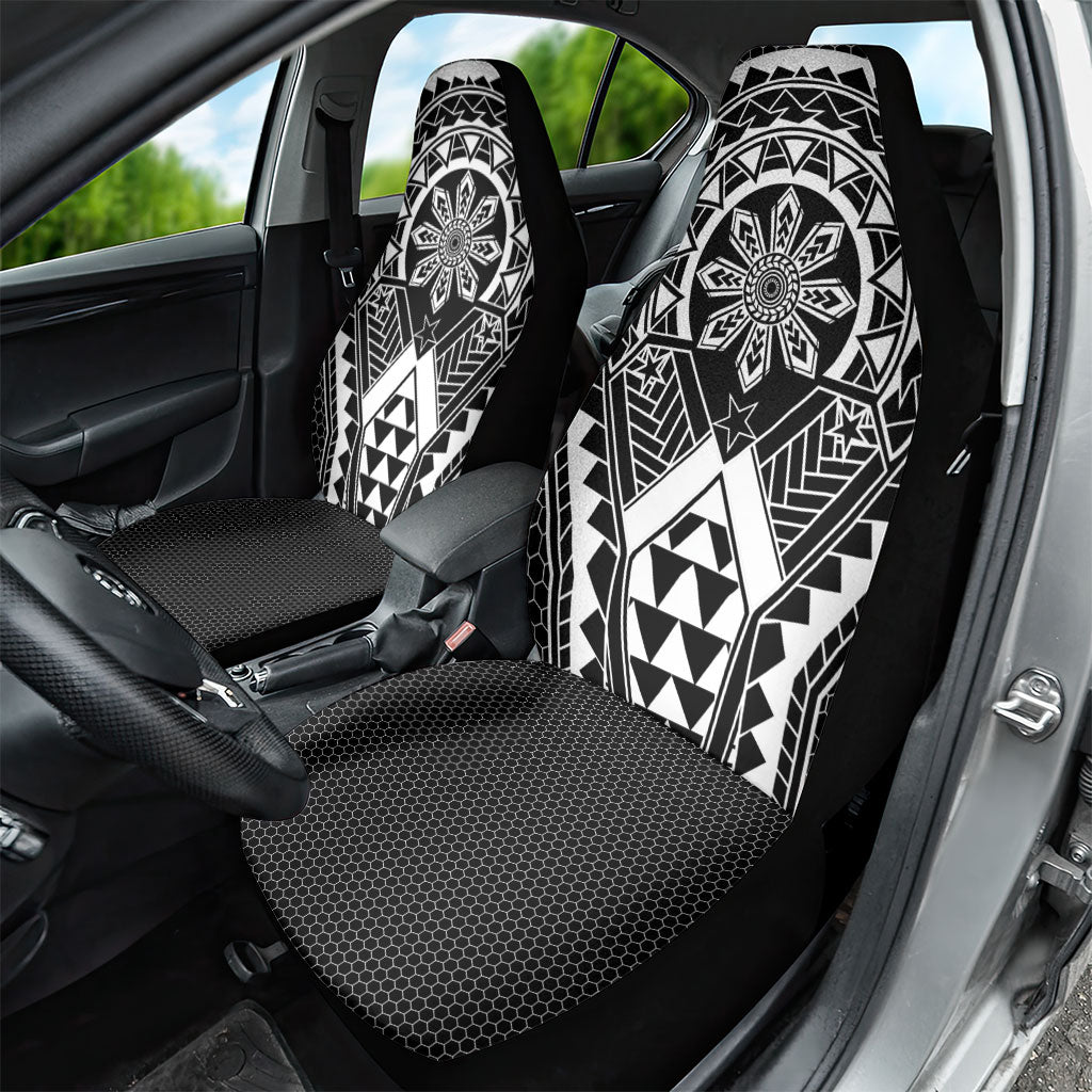 Philippines Batok Tribal Inspired Tattoo Black Car Seat Cover LT05 - Polynesian Pride
