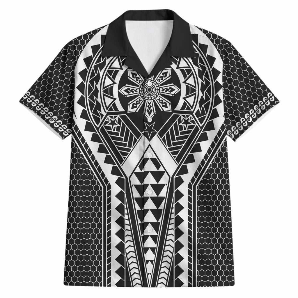 Philippines Batok Tribal Inspired Tattoo Black Hawaiian Shirt LT05 Black - Polynesian Pride
